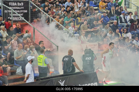 FIBA 3x3 Olympic Qualifying Tournament 2021 DEBRECEN/HUNGARY-stock-foto