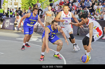 FIBA 3x3 Olympic Qualifying Tournament 2021 DEBRECEN/HUNGARY-stock-foto