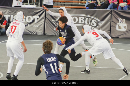 FIBA 3x3 Olympic Qualifying Tournament 2021 DEBRECEN/HUNGARY-stock-foto