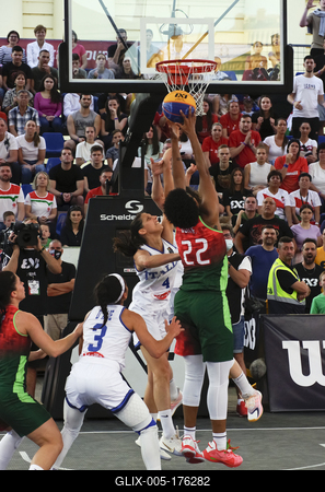 FIBA 3x3 Olympic Qualifying Tournament 2021 DEBRECEN/HUNGARY-stock-foto