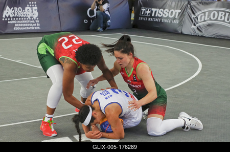 FIBA 3x3 Olympic Qualifying Tournament 2021 DEBRECEN/HUNGARY-stock-foto