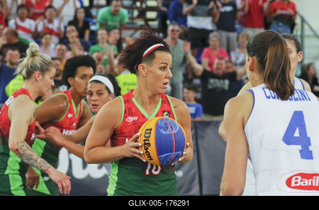 FIBA 3x3 Olympic Qualifying Tournament 2021 DEBRECEN/HUNGARY-stock-foto