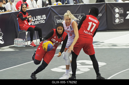 FIBA 3x3 Olympic Qualifying Tournament 2021 DEBRECEN/HUNGARY-stock-foto