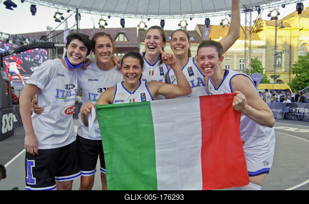 FIBA 3x3 Olympic Qualifying Tournament 2021 DEBRECEN/HUNGARY-stock-foto