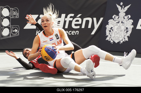 FIBA 3x3 Olympic Qualifying Tournament 2021 DEBRECEN/HUNGARY-stock-foto