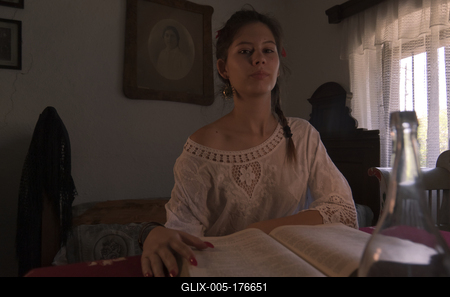 Kun ethnic girl from Karcag.-stock-foto