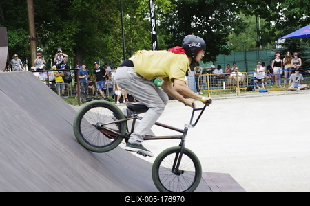 Dese BMX Freestyle Magyar Országos Bajnokság 2021 Debrecen-stock-foto