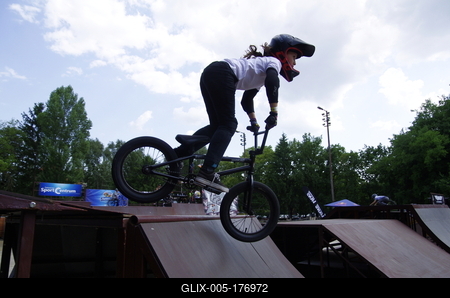 Dese BMX Freestyle Magyar Országos Bajnokság 2021 Debrecen-stock-foto