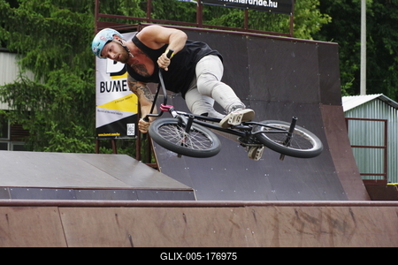 Dese BMX Freestyle Magyar Országos Bajnokság 2021 Debrecen-stock-foto