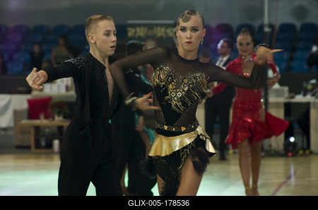 Szőke Tisza 2021 WDSF International Open, Szeged-stock-foto