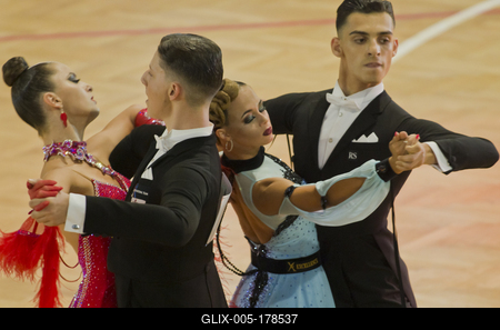 Szőke Tisza 2021 WDSF International Open, Szeged-stock-foto