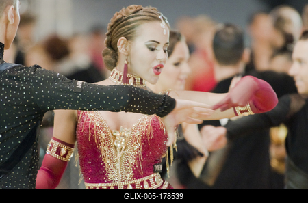 Szőke Tisza 2021 WDSF International Open, Szeged-stock-foto