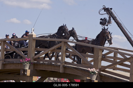 FEI Driving European Championship for Four in Hand- Budapest 2021-stock-foto