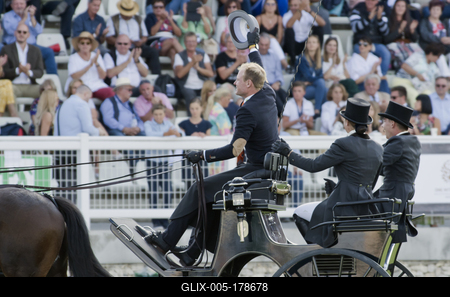 FEI Driving European Championship for Four in Hand- Budapest 2021-stock-foto