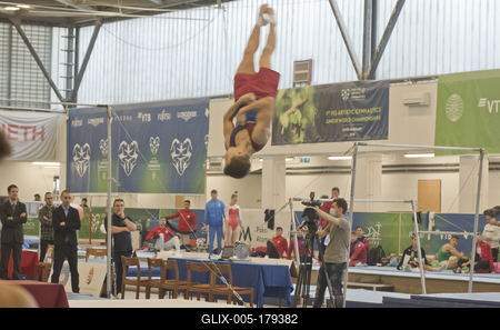 DUNA ASZFALT Országos tornász Bajnokság Budapest 2021-stock-foto