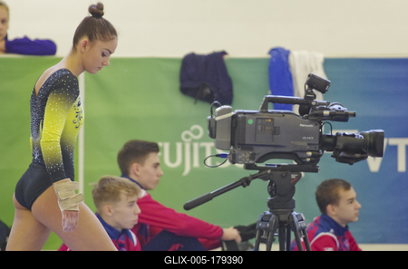 DUNA ASZFALT Országos tornász Bajnokság Budapest 2021-stock-foto