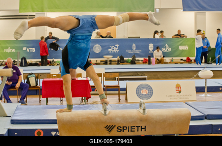 DUNA ASZFALT Országos tornász Bajnokság Budapest 2021-stock-foto