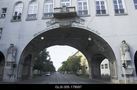 Hősök kapuja/Szeged-stock-foto