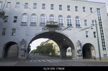 Hősök kapuja/Szeged-stock-foto