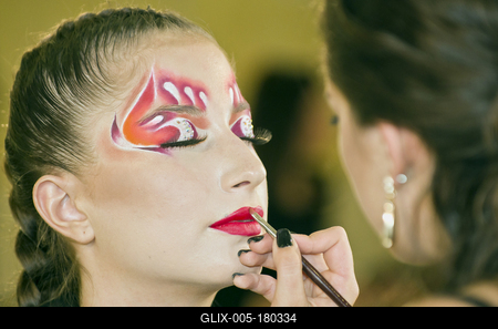 29.Magyar Make up Kupa  - Folklór-stock-foto