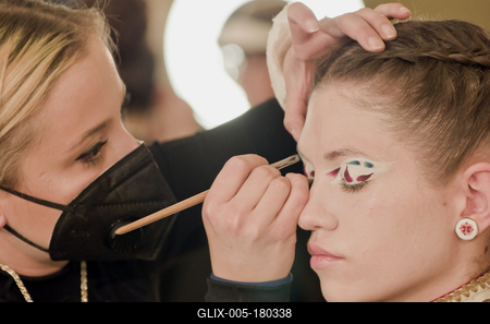 29.Magyar Make up Kupa  - Folklór-stock-foto