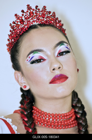 29.Magyar Make up Kupa  - Folklór-stock-foto