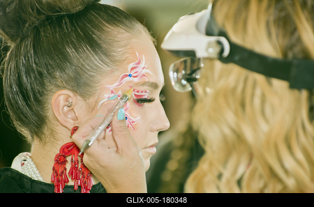 29.Magyar Make up Kupa  - Folklór-stock-foto