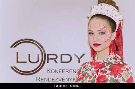 29.Magyar Make up Kupa  - Folklór-stock-foto