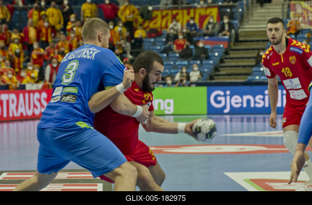Mens' EHF Euro 2022 Debrecen(Főnix Arena)-stock-foto