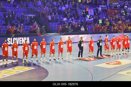 Mens' EHF Euro 2022 Debrecen(Főnix Arena)-stock-foto