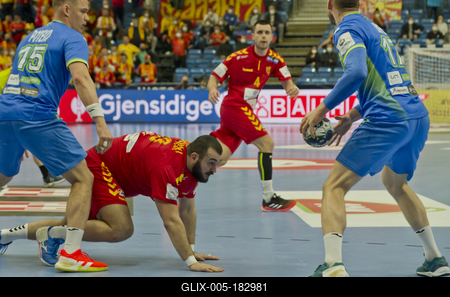 Mens' EHF Euro 2022 Debrecen(Főnix Arena)-stock-foto