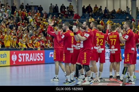 Mens' EHF Euro 2022 Debrecen(Főnix Arena)-stock-foto