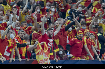 Mens' EHF Euro 2022 Debrecen(Főnix Arena)-stock-foto