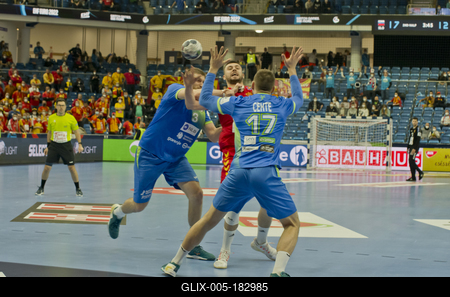 Mens' EHF Euro 2022 Debrecen(Főnix Arena)-stock-foto