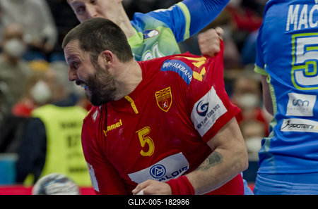 Mens' EHF Euro 2022 Debrecen(Főnix Arena)-stock-foto