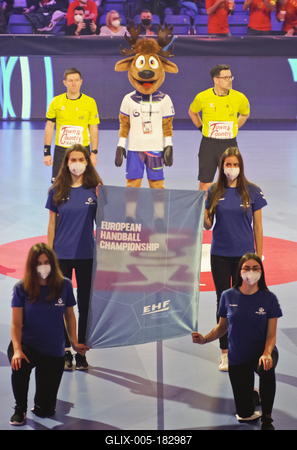 Mens' EHF Euro 2022 Debrecen(Főnix Arena)-stock-foto