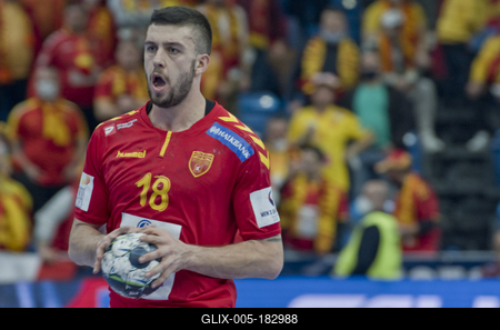 Mens' EHF Euro 2022 Debrecen(Főnix Arena)-stock-foto