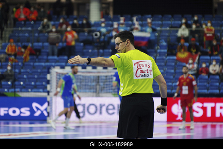 Mens' EHF Euro 2022 Debrecen(Főnix Arena)-stock-foto