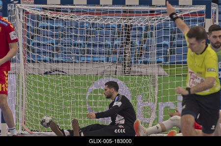 Mens' EHF Euro 2022 Debrecen(Főnix Arena)-stock-foto