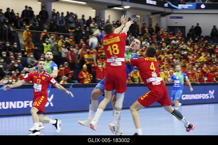 Mens' EHF Euro 2022 Debrecen(Főnix Arena)-stock-foto
