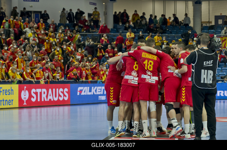Mens' EHF Euro 2022 Debrecen(Főnix Arena)-stock-foto