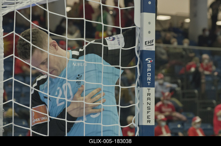 Mens' EHF Euro 2022 Debrecen(Főnix Arena)Denmark v Montenegro-stock-foto