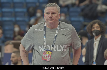 Mens' EHF Euro 2022 Debrecen(Főnix Arena)Denmark v Montenegro-stock-foto