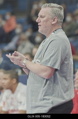 Mens' EHF Euro 2022 Debrecen(Főnix Arena)Denmark v Montenegro-stock-foto
