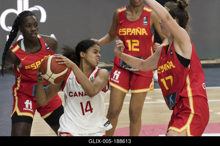 U17 Women's Basketball World Cup Hungary/Debrecen 2022-stock-foto