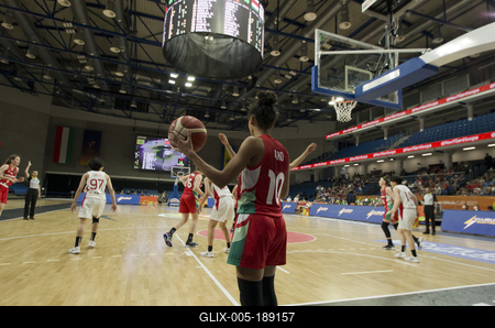 U17 Women's Basketball World Cup Hungary/Debrecen 2022 Hungary-Japan-stock-foto