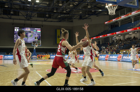 U17 Women's Basketball World Cup Hungary/Debrecen 2022 Hungary-Japan-stock-foto