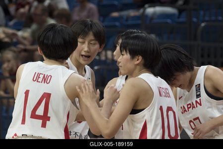 U17 Women's Basketball World Cup Hungary/Debrecen 2022 Hungary-Japan-stock-foto