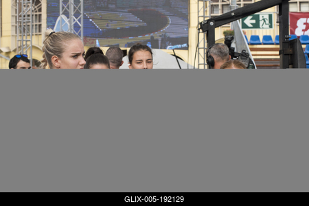 3X3 Street Basketball U18 DEBRECEN/HUNGARY-stock-foto