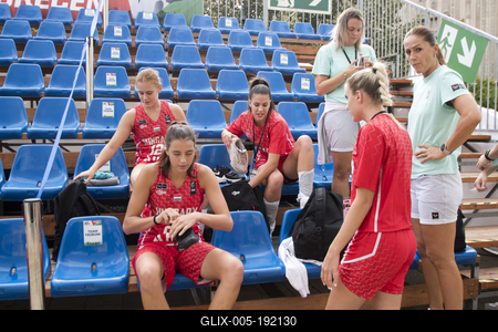 3X3 Street Basketball U18 DEBRECEN/HUNGARY-stock-foto